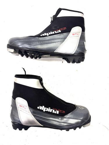 Used Alpina Mens NNN XC Ski Boots Black M 09.5 / W 09.5-10 11860-S000295870