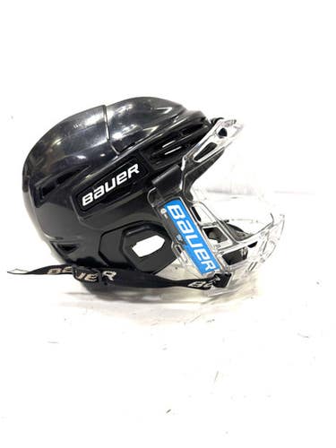 Used Bauer PRDIGY HELMET W CONCEPT 3 SENIOR BUBBLE Hockey Full Visor One Size 11860-S000295863
