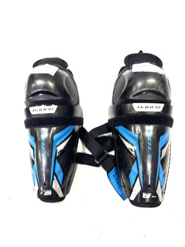 Used Bauer VOLT Youth Shin Guards Black 8" 11860-S000295855