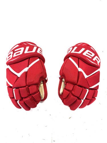 Used Bauer VAPOR X700 Junior Gloves Red 10" 11860-S000295846