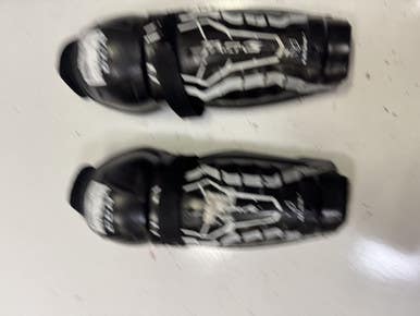 Used CCM TACKS Youth Shin Guards Black 10" 11860-S000295835