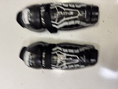 Used CCM TACKS Youth Shin Guards Black 10" 11860-S000295835