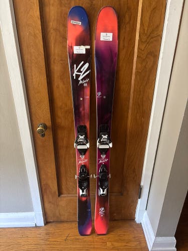 K2 AllLuvit 156cm with Adjustable Salomon Warden Bindings