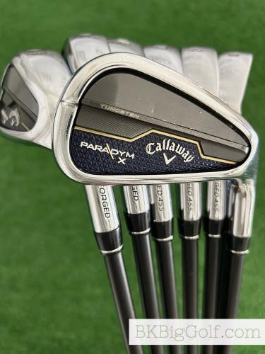 Callaway Paradym X Forged Iron Set 5-A / KBS PGI 70 Regular Graphite