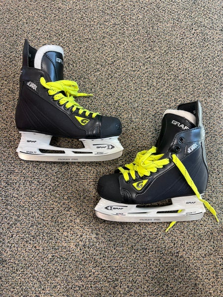 Intermediate Graf Supra G135s Hockey Skates Regular Width Size 5.0 (New)