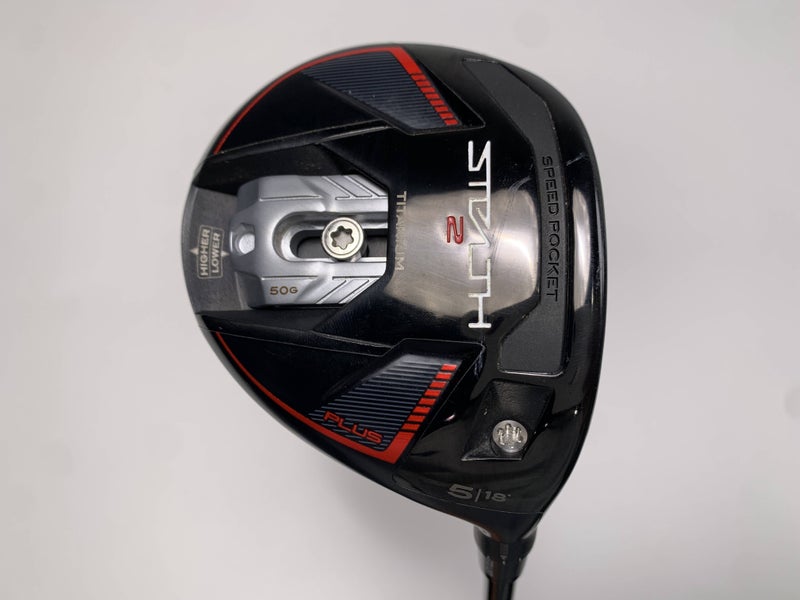TaylorMade Stealth 2 Plus 5 Fairway Wood 18* HZRDUS RDX Smoke Red 6.0 Stiff RH