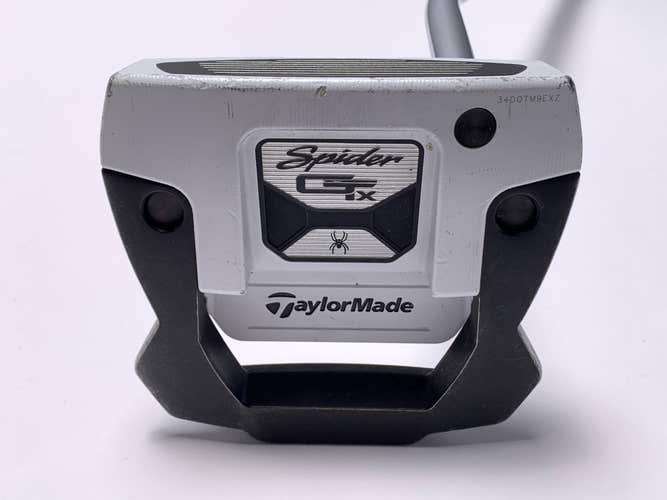 TaylorMade Spider GTX Single Bend Putter 35" SuperStroke Pistol GTR 1.0 Mens RH