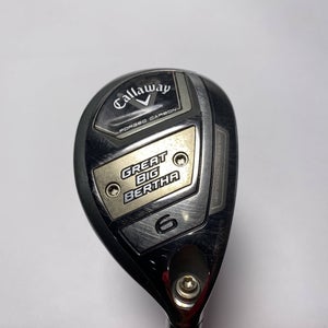 Callaway Big Bertha 23 6 Hybrid 26* Helium 60I F3 Regular RH Midsize Grip