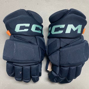 CCM JetSpeed FT1 Pro Stock Hockey Gloves 14" Navy Blue KRAKEN 44379