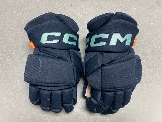 CCM JetSpeed FT1 Pro Stock Hockey Gloves 14" Navy Blue KRAKEN 44379