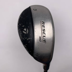 TaylorMade Rescue Mid 3 Hybrid 19* 65g Regular Graphite Mens RH