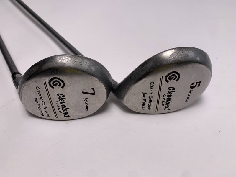 Cleveland Classic Collection 5 & 7 Fairway Wood Set 18* 21* Ladies RH
