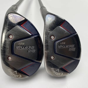 Callaway Big Bertha B21 4 & 5 Hybrid Set 22* 25* RCH 65 65g Senior RH