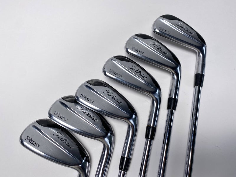 Titleist 718 T-MB Iron Set 5-PW True Temper AMT Red S300 Stiff Steel Mens RH