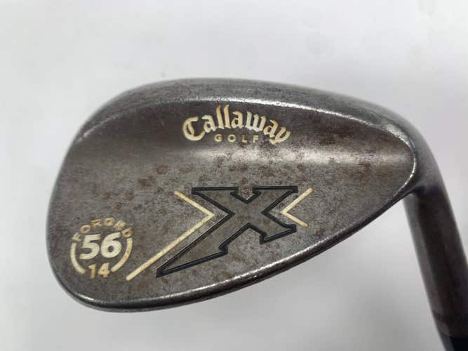 Callaway X Forged Vintage Wedge 56* 14 Bounce Wedge Steel Mens RH Midsize Grip