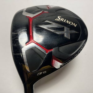 Srixon ZX 3 Fairway Wood 15* Project X HZRDUS Smoke 6.0 Stiff Graphite Mens LH