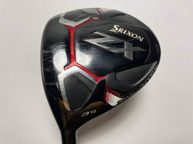 Srixon ZX 3 Fairway Wood 15* Project X HZRDUS Smoke 6.0 Stiff Graphite Mens LH