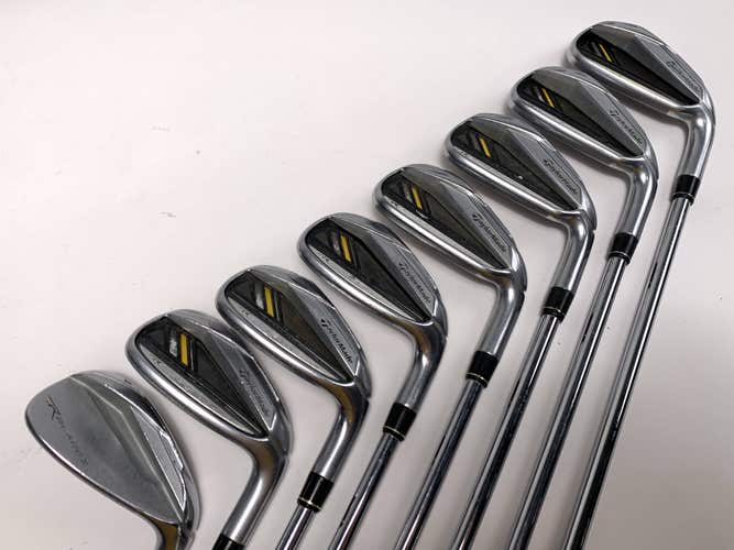 TaylorMade RocketBladez Iron Set 4-PW+AW RocketFuel Regular Steel Mens RH
