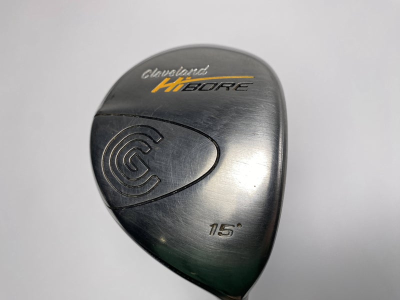 Cleveland Hibore 3 Fairway Wood 15* Fujikura E Fit-On 370 Stiff Graphite Mens RH