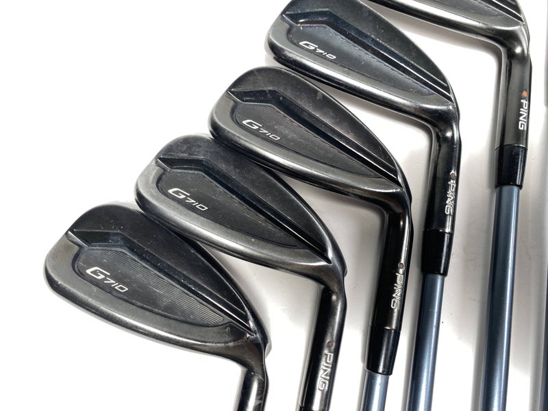 Ping G710 Iron Set 5-PW Orange Dot Alta CB AWT Senior Graphite Mens RH