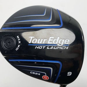 Tour Edge Hot Launch C524 Driver 9* Aldila Ascent 55g Stiff Graphite Mens RH