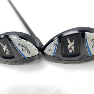 Callaway XR 4 & 5 Hybrid Set 24* 27* Bassara 50x5ct 50g Ladies RH