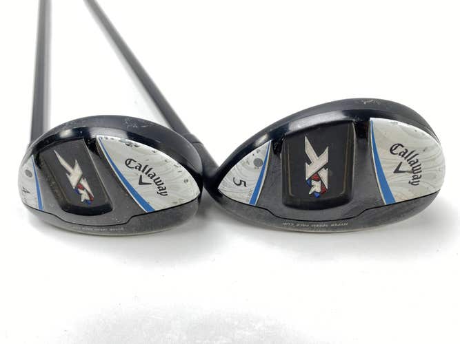 Callaway XR 4 & 5 Hybrid Set 24* 27* Bassara 50x5ct 50g Ladies RH