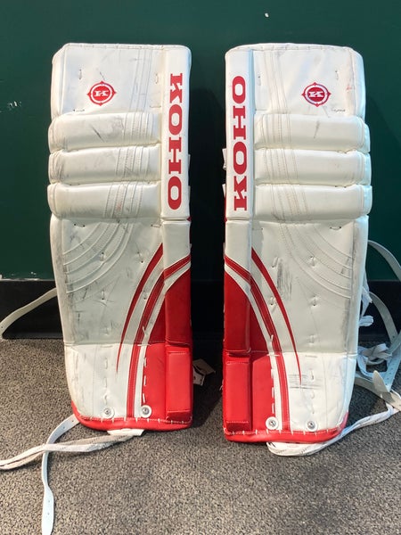 Used Intermediate Koho Revolution 587 Goalie Leg Pads 30"+1
