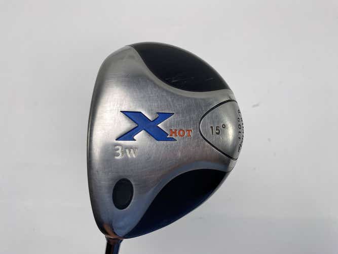 Callaway X Hot 3 Fairway Wood 15* Fujikura Banzai 65g Stiff Graphite Mens LH