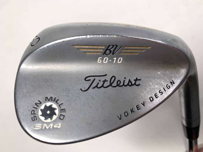 Titleist Vokey Spin Milled SM4 Chrome Lob Wedge LW 60* 10 Bounce Wedge RH