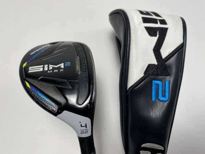 TaylorMade SIM2 MAX Rescue 4 Hybrid 22* Fujikura Ventus Blue 6R Regular RH HC