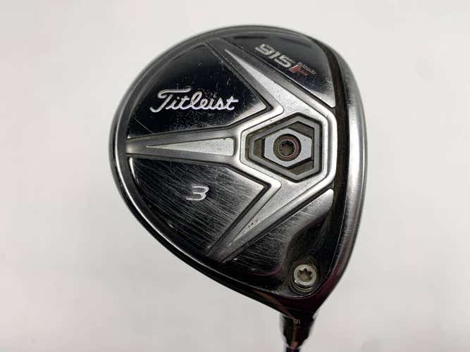Titleist 915 F 3 Fairway Wood 15* Diamana S+72x5ct 72g Regular RH Midsize Grip