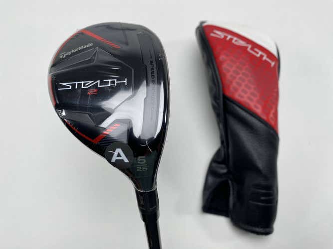 TaylorMade Stealth 2 5 Hybrid 25* Fujikura Ventus Red TR HB 5-A Senior RH HC NEW