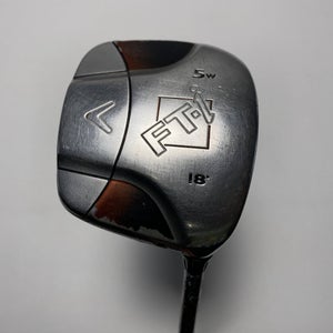 Callaway FT-i Squareway 5 Fairway Wood 18* Fujikura Fit On M Regular RH