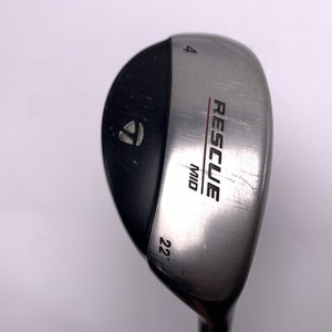 TaylorMade Rescue Mid 4 Hybrid 22* Ultralite Regular Graphite Mens RH