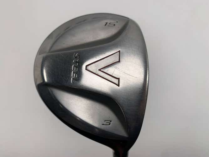 TaylorMade V Steel 3 Fairway Wood 15* MAS2 Regular Graphite Mens RH