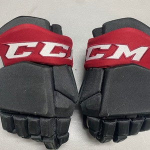 CCM HGTK Tacks Pro Stock Hockey Gloves 14" Black COYOTES 4107