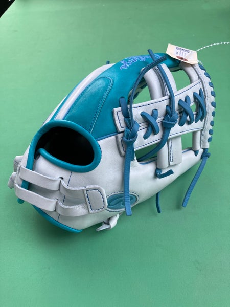 Blue Rawlings Heart of The Hide RH Softball Glove 12" (Used)