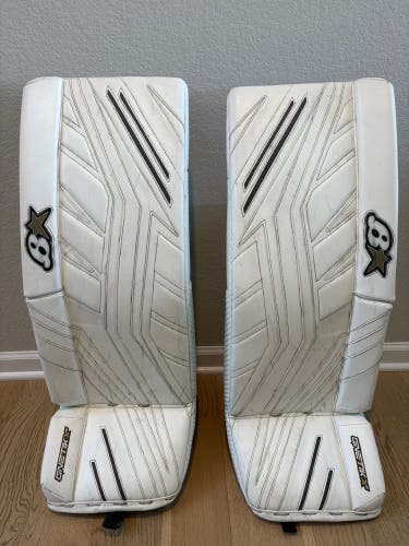 34"  2023 Brian's G-Netik X5 Goalie Leg Pads  (Used)