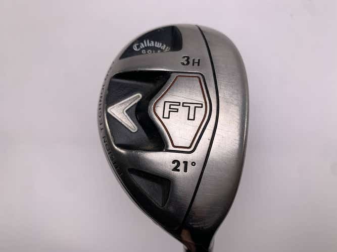 Callaway FT Hybrid 2008 3 Hybrid 21* Fujikura Fit On M Stiff Graphite Mens RH