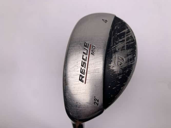 TaylorMade Rescue Mid 4 Hybrid 22* Regular Graphite Mens LH