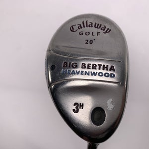 Callaway Big Bertha Heavenwood 3 Hybrid 20* Big Bertha Gems 55 55g Womens RH