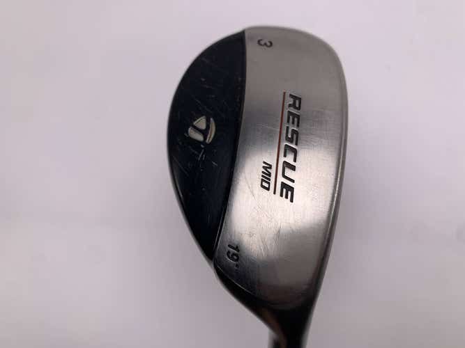 TaylorMade Rescue Mid 3 Hybrid 19* Ultralite Graphite Regular Graphite Mens RH
