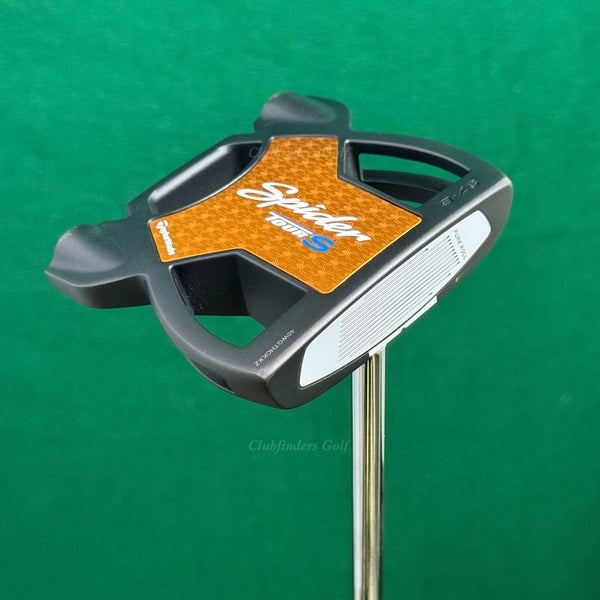 TaylorMade Spider Tour S S7-B CS Black 44" Mallet Putter W/ Super Stroke & HC