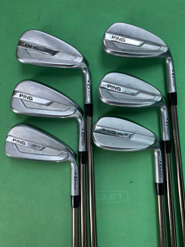 Men's Ping G700 Blue Dot Iron Set Right-Handed Regular Flex Shaft (Used)