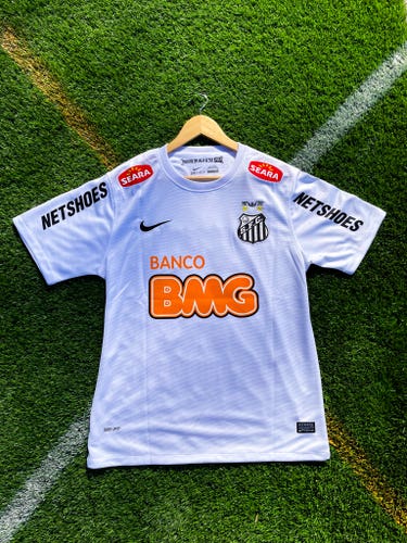 Santos 2011/2012 Home Neymar Jr #11 Vintage Libertadores Winners Soccer Jersey White