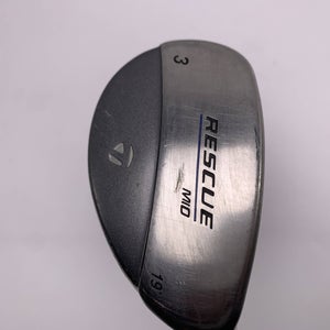 TaylorMade Rescue Mid 3 Hybrid 19* MAS2 Regular Graphite Mens RH Midsize Grip