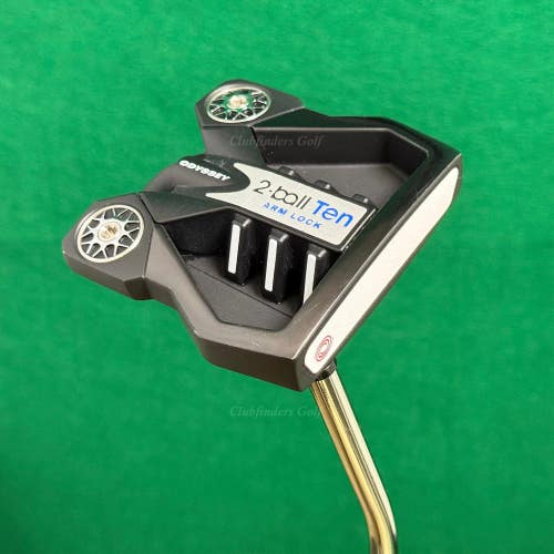 Odyssey 2-Ball TEN Armlock Single-Bend 42" Mallet Putter Golf Club w/ Headcover