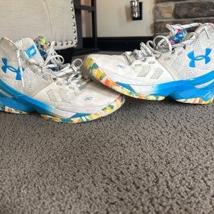 Men's Size M 11.0 (W 12.0) Under Armour curry 2 Shoes (Used)