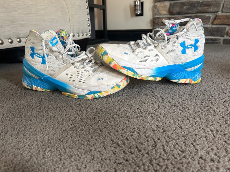 Men's Size M 11.0 (W 12.0) Under Armour curry 2 Shoes (Used)